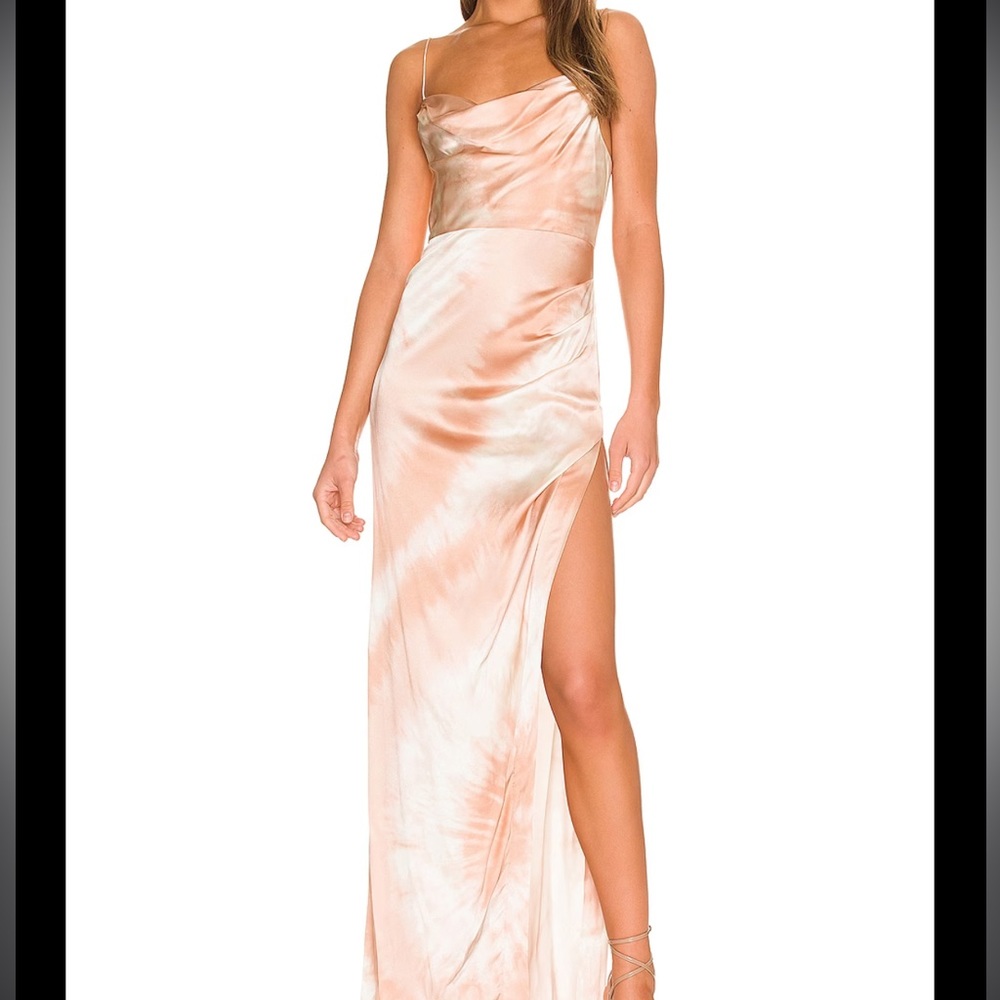 Retrofete Marlene natural tie dye dress